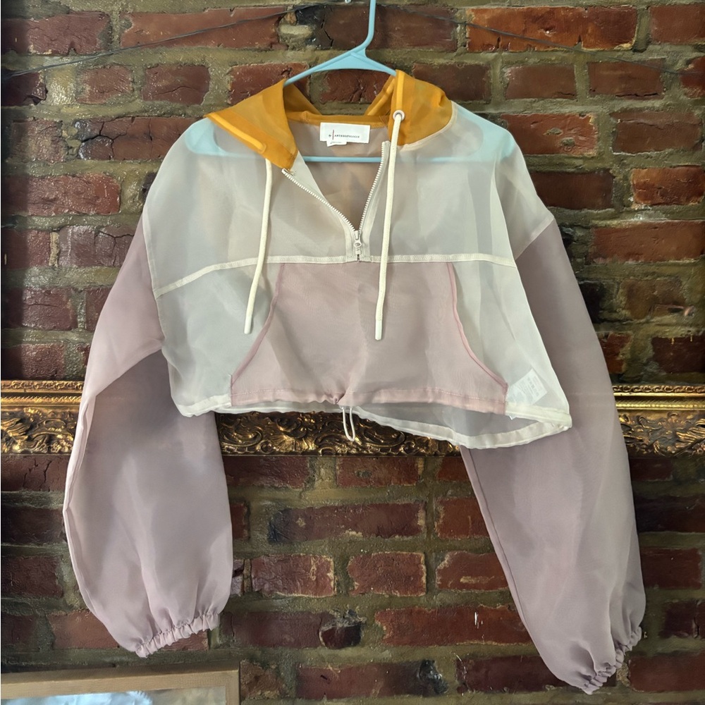 Anthropologie Light Hiking Cropped Jacket